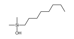 hydroxy-dimethyl-octylsilane Structure