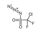 1-chloro-N-diazo-1,1-difluoromethanesulfonamide结构式
