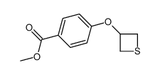 methyl 4-(thietan-3-yloxy)benzoate结构式
