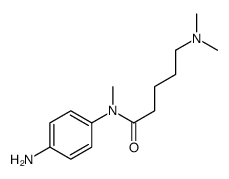 N-(4-aminophenyl)-5-(dimethylamino)-N-methylpentanamide结构式