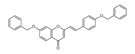 7,4'-dibenzyloxy-2-styrylchromone Structure