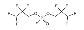 bis(2,2,3,3-tetrafluoropropyl)phosphorofluoridate Structure