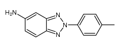 5-AMINO-2-(P-TOLYL)-2H-BENZOTRIAZOLE结构式