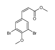 methyl 3-(3,5-dibromo-4-methoxyphenyl)prop-2-enoate Structure