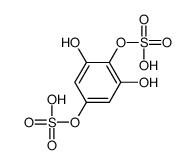 (2,6-dihydroxy-4-sulfooxyphenyl) hydrogen sulfate Structure