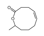 2-methyl-2,3,4,5,8,9-hexahydrooxecin-10-one结构式