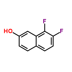 7,8-Difluoro-2-naphthol Structure