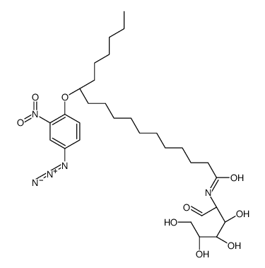 12-(4-azido-2-nitrophenoxy)stearoylglucosamine结构式