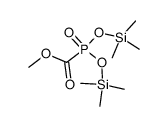 bis-trimethylsilyl (methoxycarbonyl)phosphonate结构式