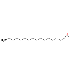 ((Tridecyloxy)methyl)oxirane结构式