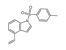 1-tosyl-4-vinyl-1H-indole Structure