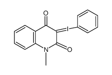 1-methyl-3-(phenyl-l3-iodanylidene)quinoline-2,4(1H,3H)-dione Structure