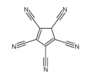 cyclopenta-1,3-diene-1,2,3,4,5-pentacarbonitrile结构式