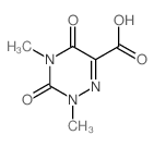 2,4-dimethyl-3,5-dioxo-1,2,4-triazine-6-carboxylic acid structure