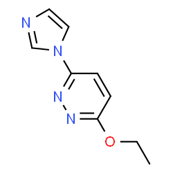 Pyridazine, 3-ethoxy-6-(1H-imidazol-1-yl)- (9CI) Structure