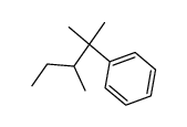 (1,1,2-trimethyl-butyl)-benzene Structure