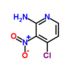 2-氨基-3-硝基-4-氯吡啶结构式