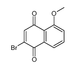 2-bromo-5-methoxynaphthalene-1,4-dione Structure