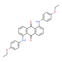 1,5-Bis[(4-ethoxyphenyl)amino]-9,10-anthracenedione structure