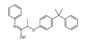 N-phenyl-2-[4-(2-phenylpropan-2-yl)phenoxy]propanamide Structure