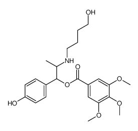 4-[[2-Hydroxy-2-(4-hydroxyphenyl)-1-methylethyl]amino]butyl=3,4,5-trimethoxybenzoate结构式