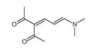 3-[3-(dimethylamino)prop-2-enylidene]pentane-2,4-dione Structure