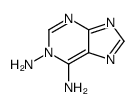 1H-Purin-1-amine,6,7-dihydro-6-imino-(9CI) Structure