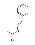 [(E)-pyridin-3-ylmethylideneamino] acetate结构式