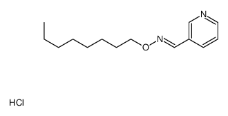 (E)-N-octoxy-1-pyridin-3-ylmethanimine,hydrochloride Structure