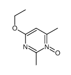 4-ethoxy-2,6-dimethyl-1-oxidopyrimidin-1-ium Structure