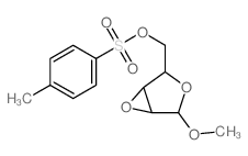 2-methoxy-4-[(4-methylphenyl)sulfonyloxymethyl]-3,6-dioxabicyclo[3.1.0]hexane structure