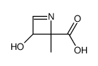 1-Azetine-4-carboxylicacid,3-hydroxy-4-methyl-(5CI) Structure