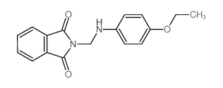 2-[[(4-ethoxyphenyl)amino]methyl]isoindole-1,3-dione结构式