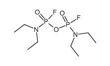 diphosphoric acid-1,2-bis-diethylamide-1,2-difluoride Structure
