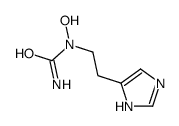 (9CI)-n-羟基-n-[2-(1H-咪唑-4-基)乙基]-脲结构式