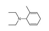 N,N-diethyl-2-methylcyclohexa-2,5-dien-1-amine Structure