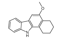 5-methoxy-2,3,4,11-tetrahydro-1H-benzo[a]carbazole结构式