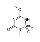 5-methoxy-2-methyl-1,1-dioxo-4H-1,2,4,6-thiatriazin-3-one Structure