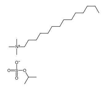 trimethyltetradecylammonium isopropyl sulphate structure