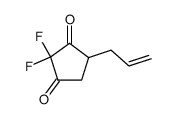 4-allyl-2,2-difluorocyclopentane-1,3-dione Structure