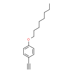 1-OCTYLOXY-4-ETHYNYL-BENZENE结构式