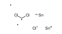 chloro-(dichloromethylstannylmethyl)-dimethylstannane结构式