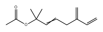 3,7-Octadien-2-ol, 2-methyl-6-methylene-, 2-acetate结构式