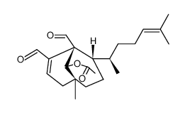 (9R)-9-acetoxydichotoma-2,14-diene-19,20-dial结构式