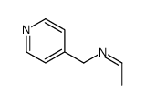 N-(pyridin-4-ylmethyl)ethanimine结构式