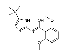 N-(5-tert-butyl-1H-imidazol-2-yl)-2,6-dimethoxybenzamide结构式