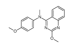 2-methoxy-N-(4-methoxyphenyl)-N-methylquinazolin-4-amine结构式