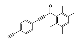 3-(4-ethynylphenyl)-1-(2,3,5,6-tetramethylphenyl)prop-2-yn-1-one Structure
