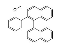 2-(2-methoxyphenyl)-1-naphthalen-1-ylnaphthalene结构式