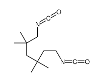 1,6-diisocyanato-2,2,4,4-tetramethylhexane Structure